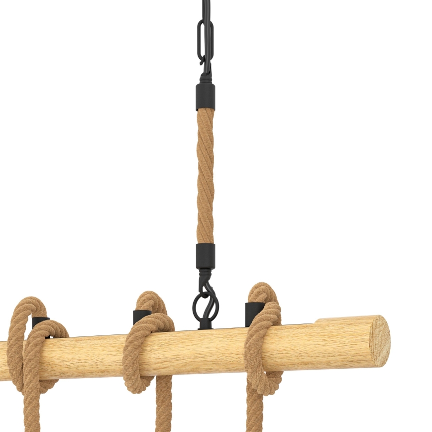 Eglo - Suspension avec chaîne 4xE27/40W/230V