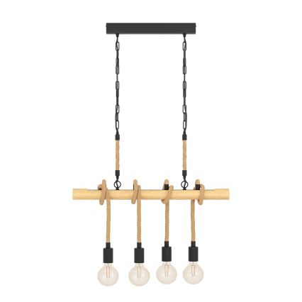 Eglo - Suspension avec chaîne 4xE27/40W/230V