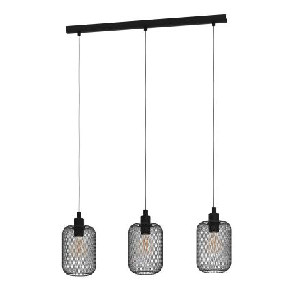Eglo - Suspension avec fil 3xE27/60W/230V
