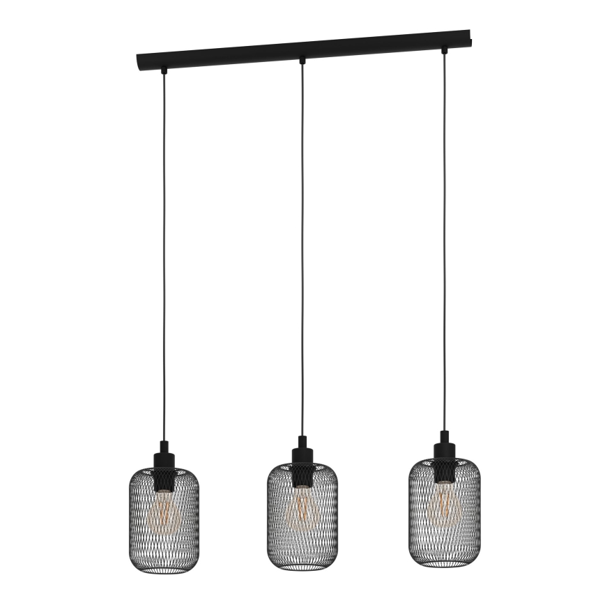 Eglo - Suspension avec fil 3xE27/60W/230V