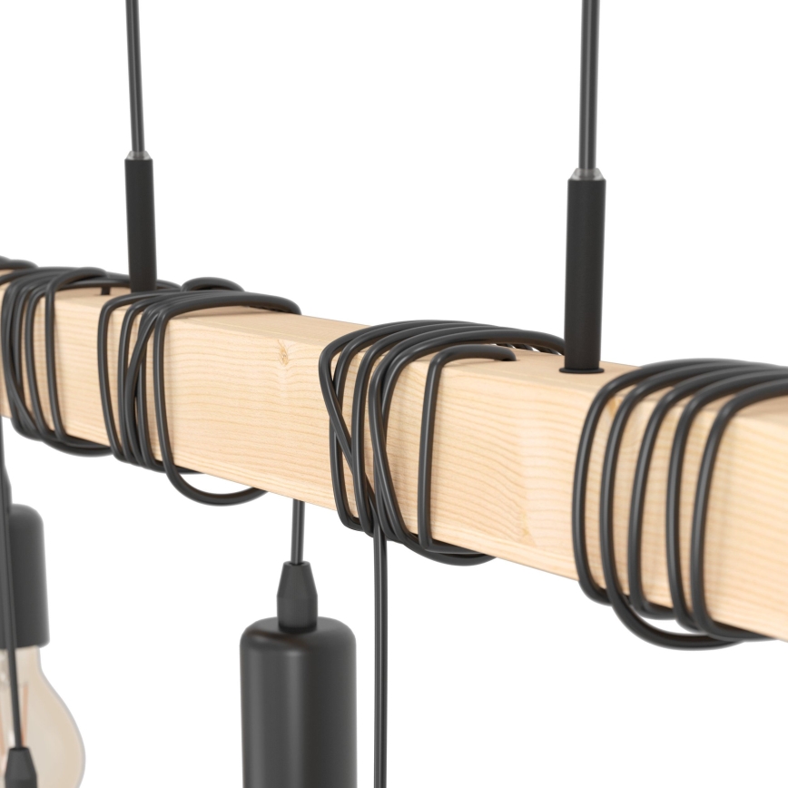 Eglo - Suspension filaire TOWNSHEND 6xE27/60W/230V