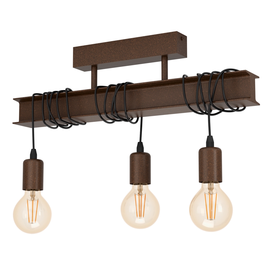 Eglo - Lustre monté en surface TOWNSHEND 3xE27/60W/230V