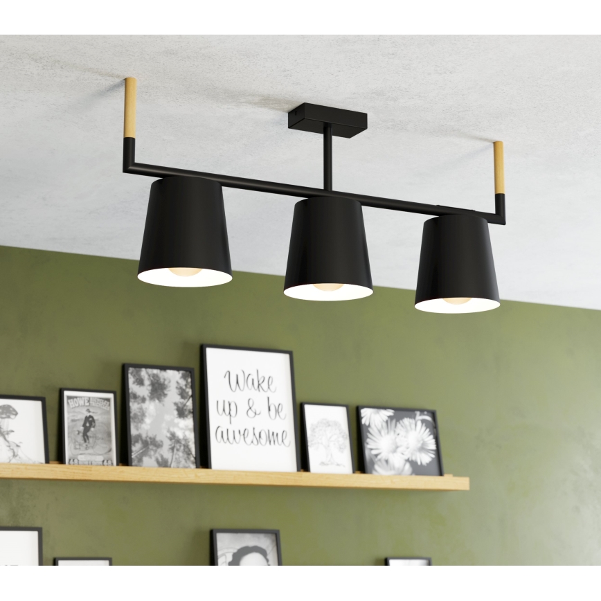 Eglo - Suspension barre 3xE27/40W/230V