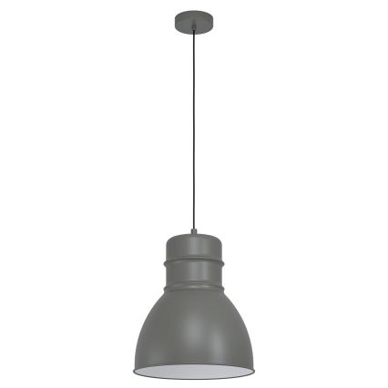 Eglo - Suspension filaire 1xE27/60W/230V grise