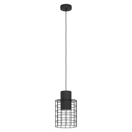 Eglo - Suspension filaire 1xE27/40W/230V d. 20 cm noire