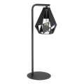 Eglo 43703 - Lampe de table CARLTON 1xE27/60W/230V noire