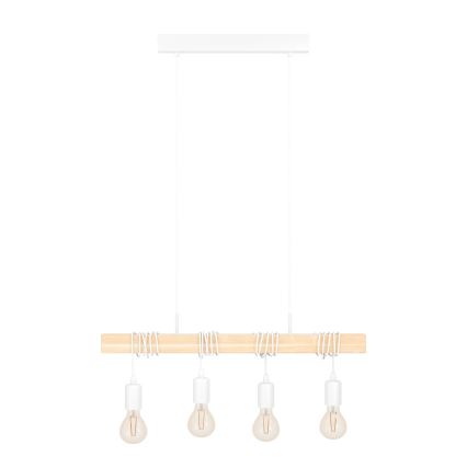 Eglo - Suspension filaire TOWNSHEND 4xE27/60W/230V