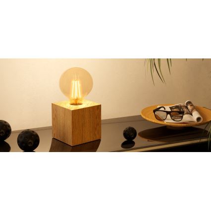 Eglo - Lampe de table 1xE27/40W/230V beige