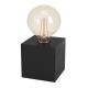 Eglo - Lampe de table 1xE27/40W/230V anthracite