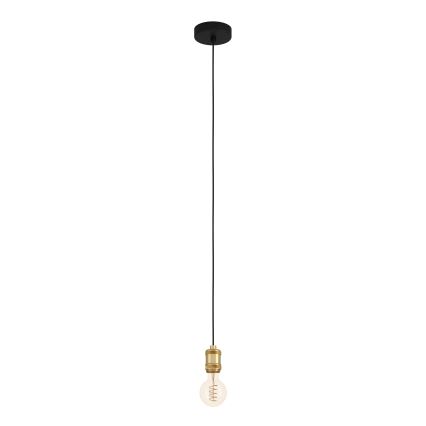 Eglo - Suspension filaire 1xE27/40W/230V doré