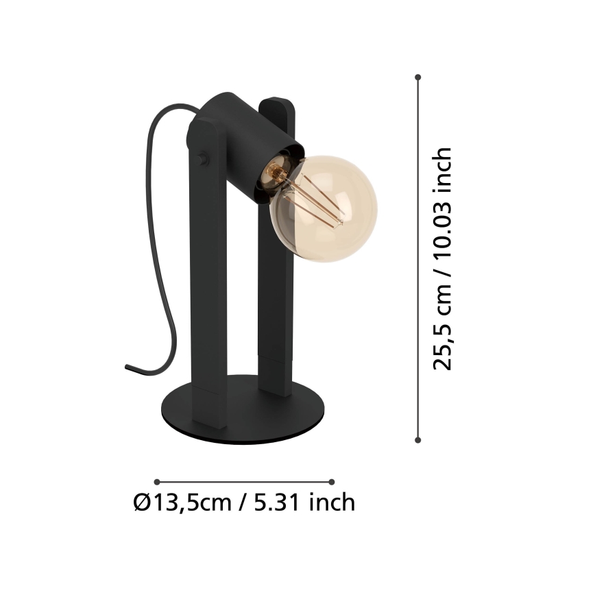Eglo - Lampe de table 1xE27/15W/230V