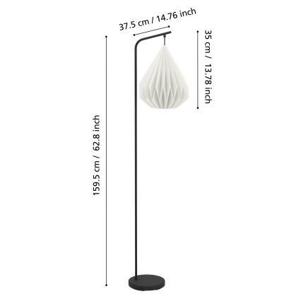 Eglo - Lampadaire 1xE27/25W/230V