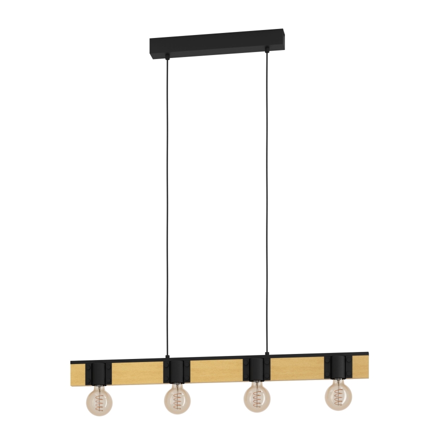Eglo - Suspension filaire 4xE27/40W/230V