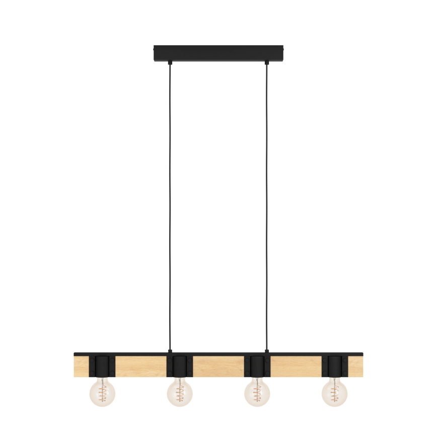 Eglo - Suspension filaire 4xE27/40W/230V