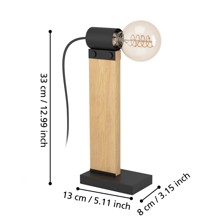 Eglo - Lampe de table 1xE27/40W/230V
