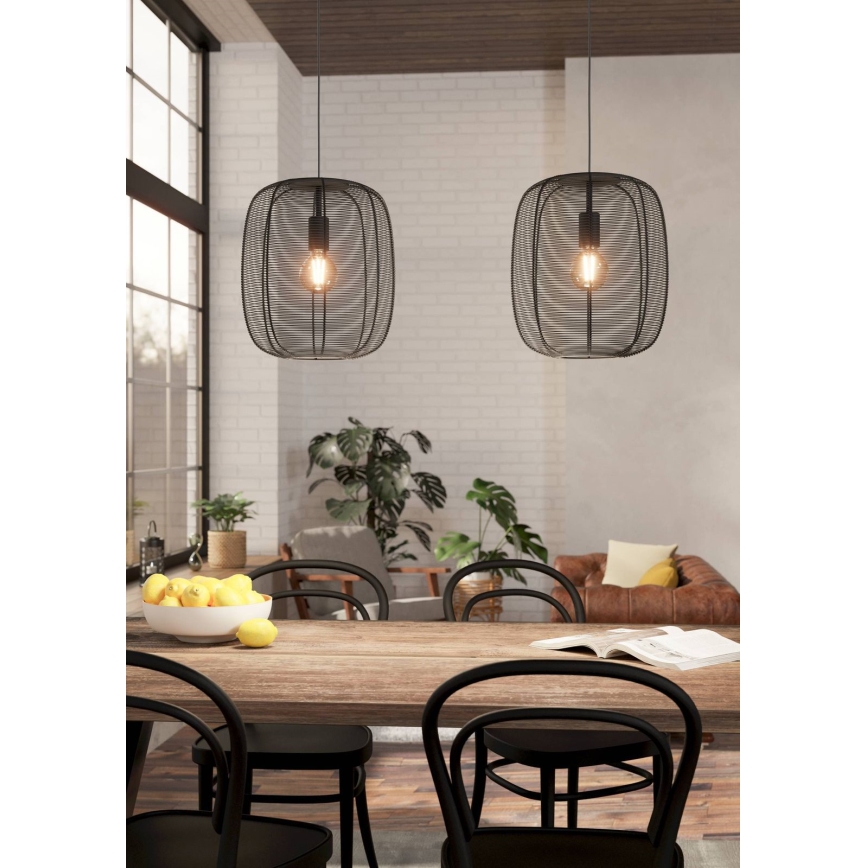 Eglo - Suspension filaire 2xE27/40W/230V