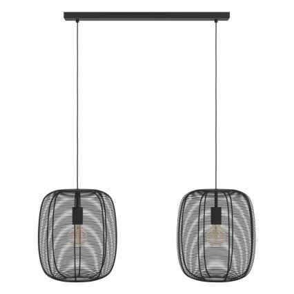 Eglo - Suspension filaire 2xE27/40W/230V