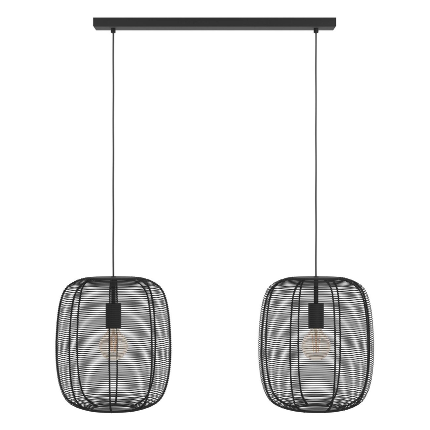 Eglo - Suspension filaire 2xE27/40W/230V