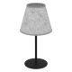 Eglo - Lampe de table 1xE27/40W/230V gris