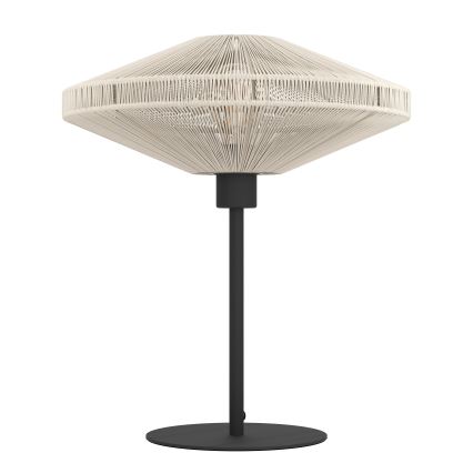 Eglo - Lampe de table 1xE27/40W/230V crème