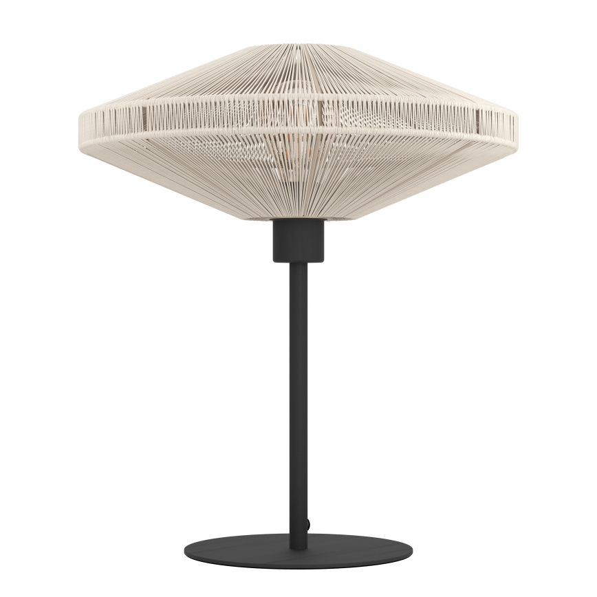 Eglo - Lampe de table 1xE27/40W/230V crème