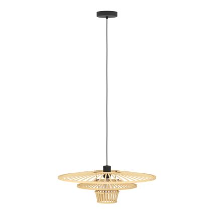 Eglo - Suspension sur câble 1xE27/40W/230V bambou