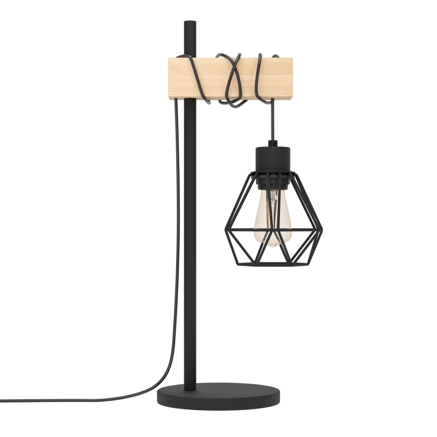 Eglo - Lampe de table TOWNSHEND 1xE27/60W/230V