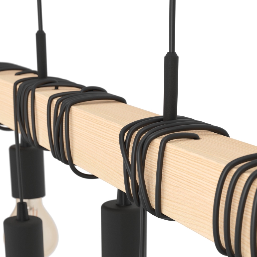 Eglo - Suspension filaire TOWNSHEND 9xE27/60W/230V