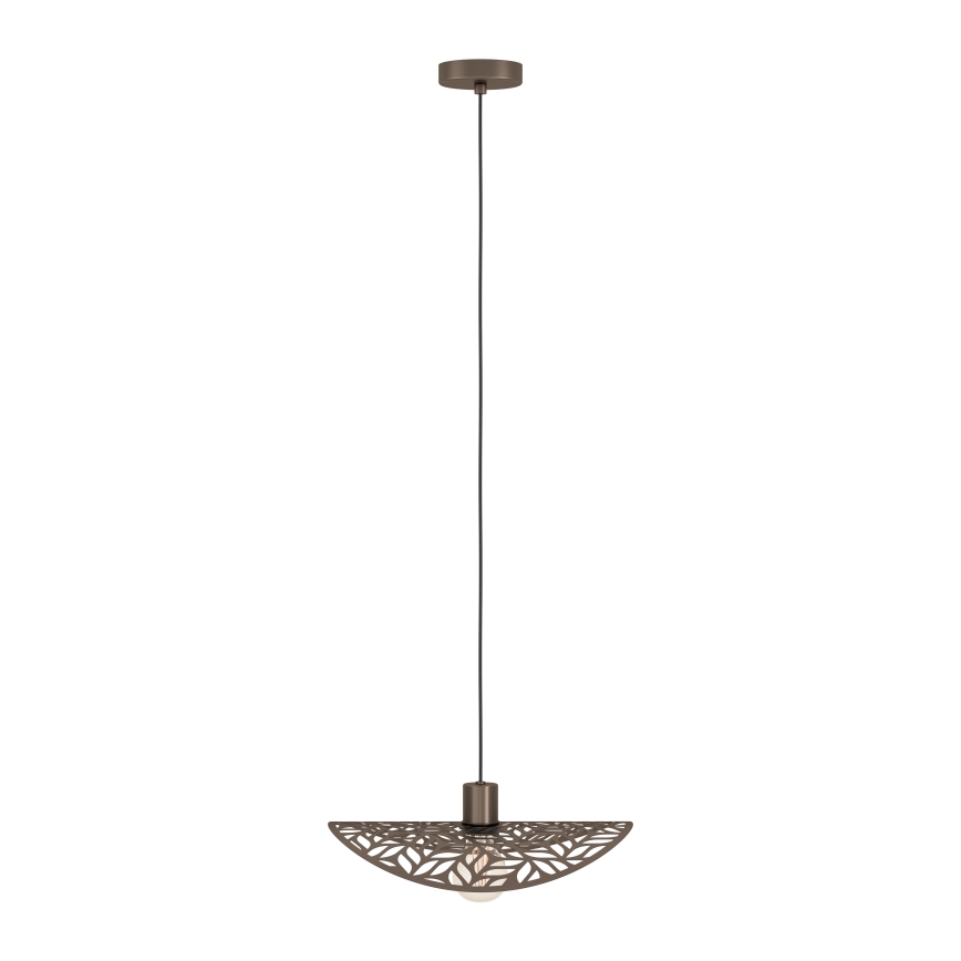 Eglo - Suspension sur câble 1xE27/60W/230V Ø 40 cm bronze