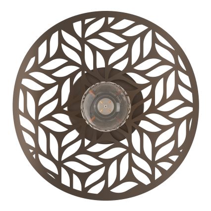 Eglo - Applique murale 1xE27/60W/230V, finition bronze