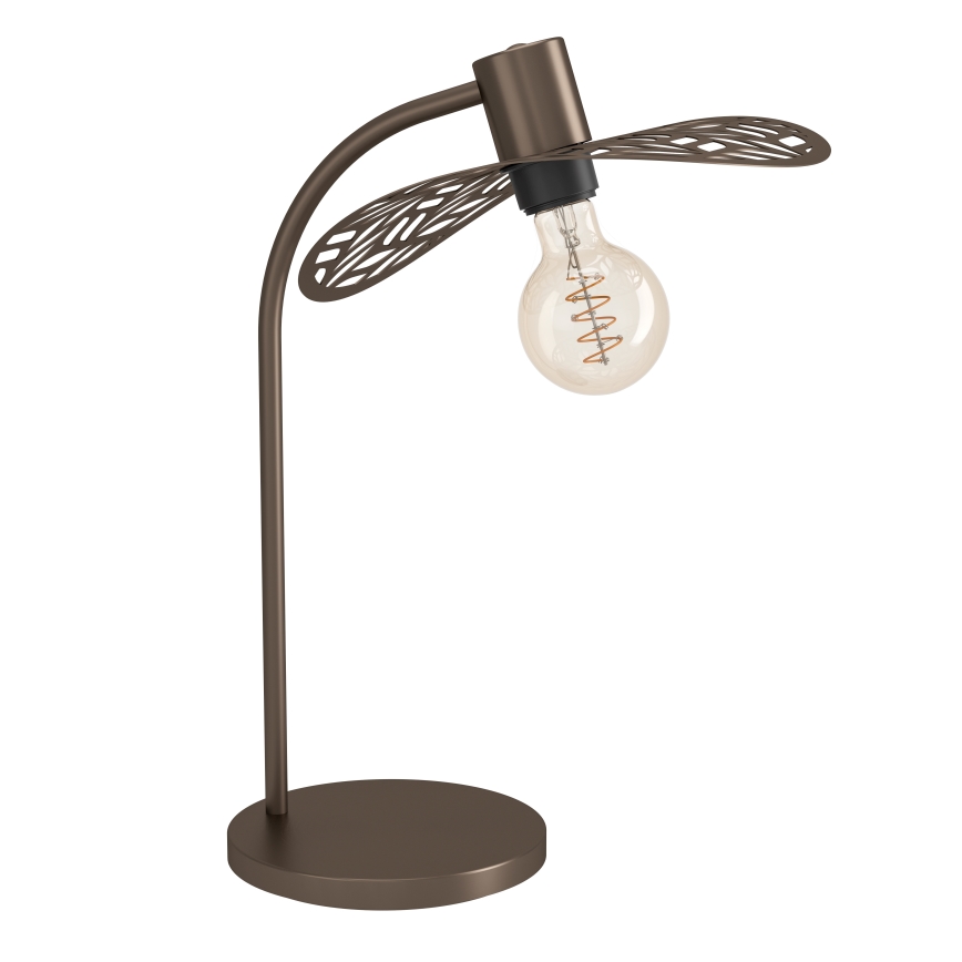 Eglo - Lampe de table 1xE27/60W/230V bronze