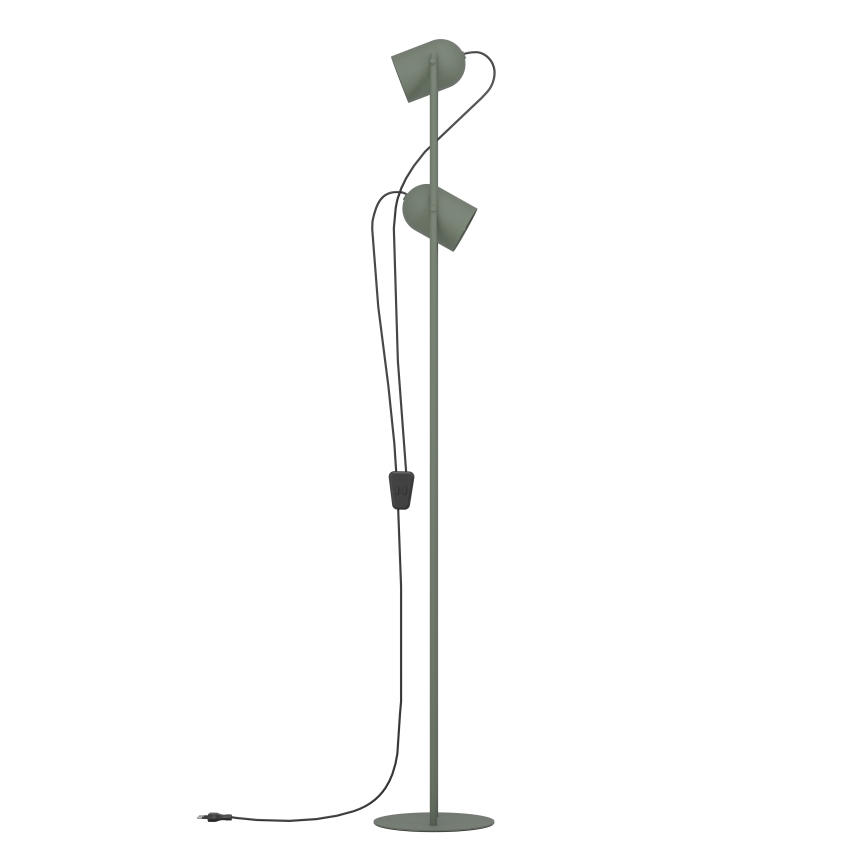 Eglo - Lampadaire 2xE14/8W/230V vert