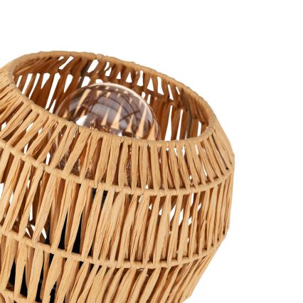 Eglo - Lampe de table 1xE27/40W/230V marron