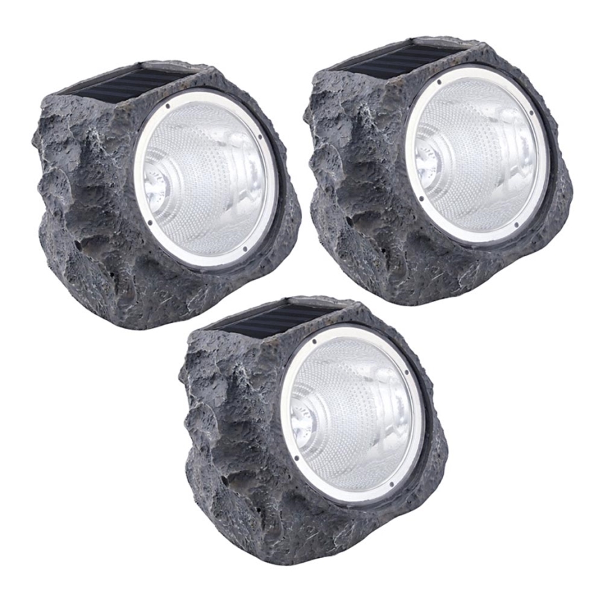 Eglo 48505 - LOT 3x Eclairage solaire LED 3xLED/0,06W 600 mAh