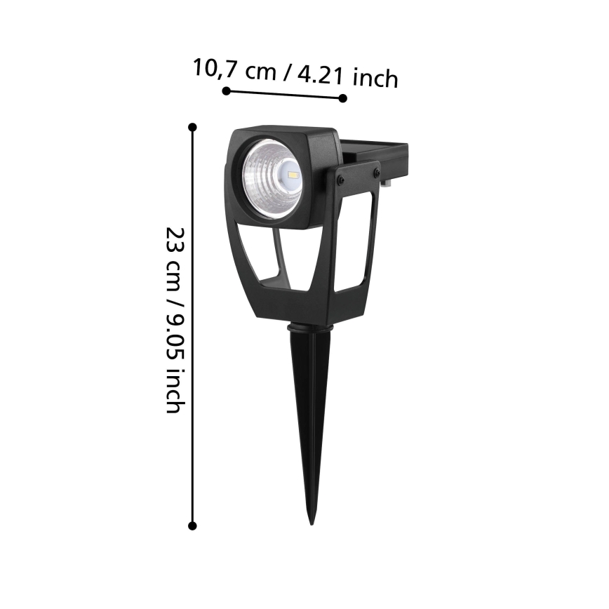 Eglo 48719 - Projecteur solaire SOLAR 1xLED/0,1W/3,2V IP44