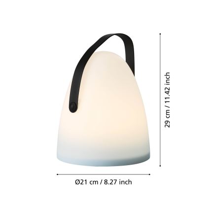 Eglo 48841 - Lampe de table extérieur COLLIRADOS LED/3xAA IP44
