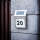 Eglo 48875 - Numéro de maison solaire LED/1,2W/1,2V IP44 chrome mat