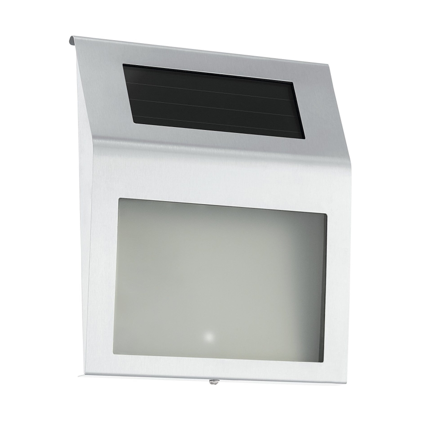 Eglo 48875 - Numéro de maison solaire LED/1,2W/1,2V IP44 chrome mat