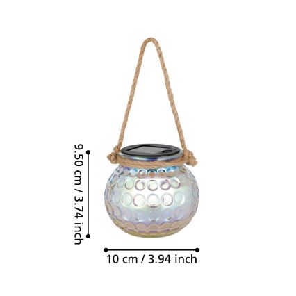 Eglo 48952 - Luminaire solaire LED/0,03W/1,2V 3000 mAh