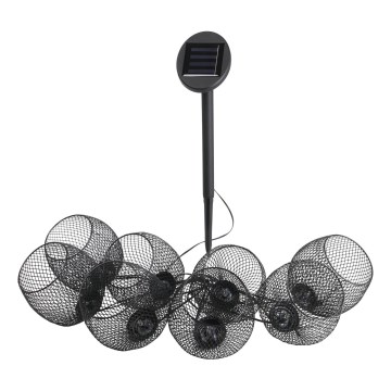 Eglo 48964 - Guirlande solaire à LED, 8 LEDs, 3 m, 600 mAh, IP44