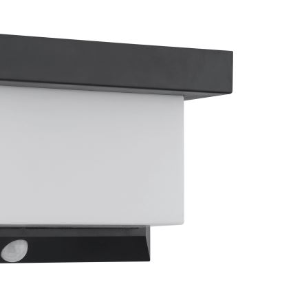 Eglo - Applique murale solaire avec détecteur LED/3,84W/3,7V 2000 mAh IP44