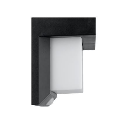 Eglo - Applique murale solaire avec détecteur LED/3,84W/3,7V IP44