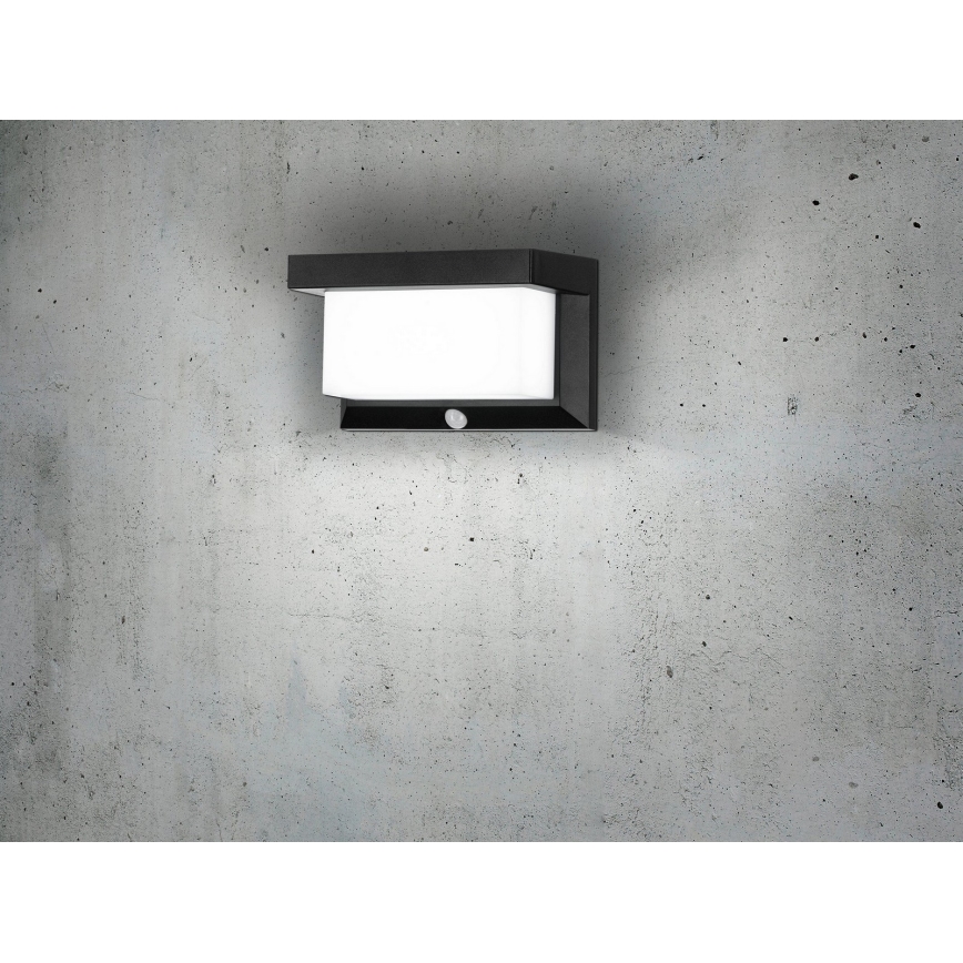 Eglo - Applique murale solaire avec détecteur LED/3,84W/3,7V 2000 mAh IP44