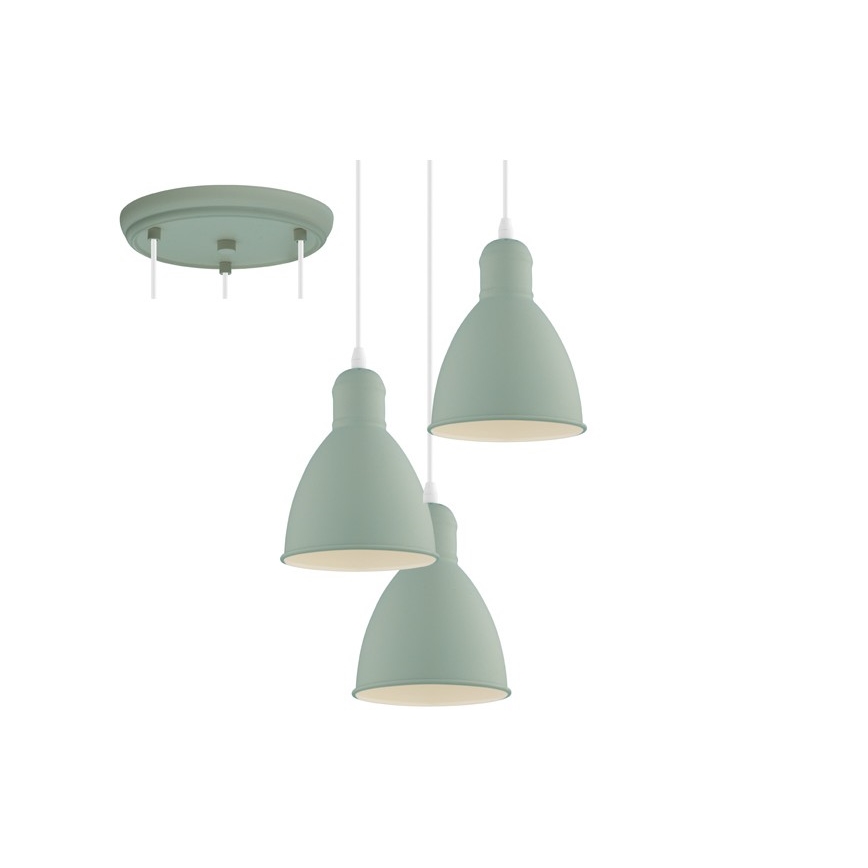EGLO 49095 - Lustre avec fil PRIDDY-P 3xE27/60W/230V