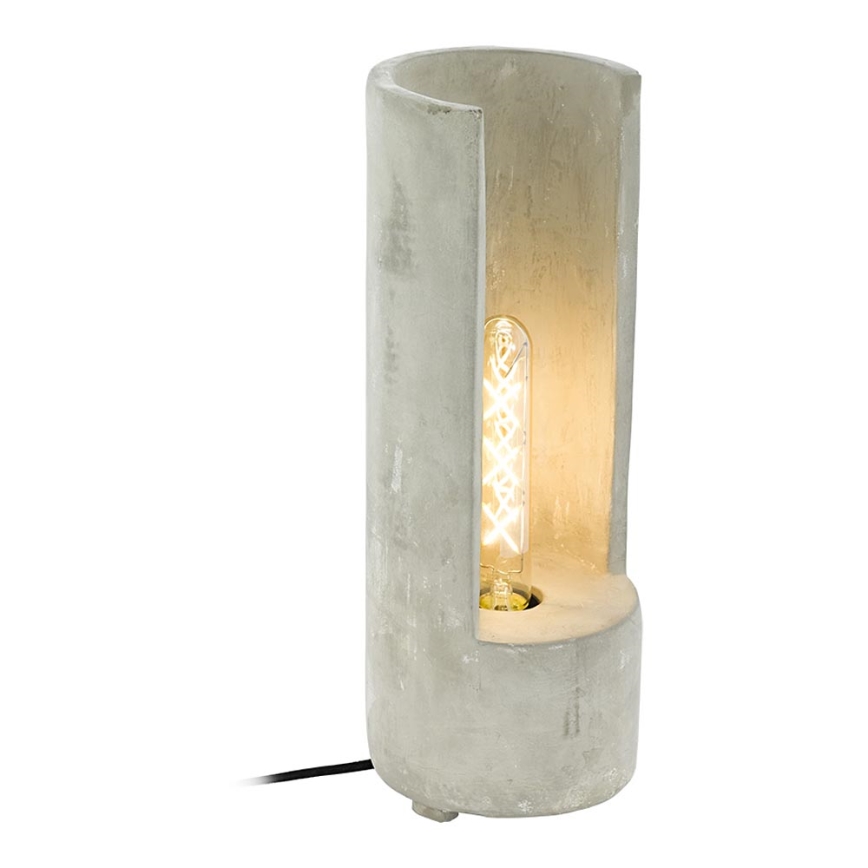 Eglo 49112 - Lampe de table LYNTON 1xE27/60W/230V béton