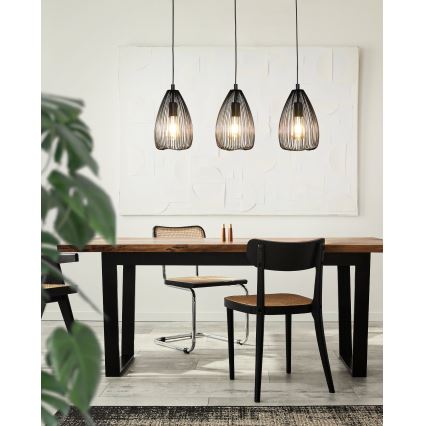 Eglo 49142 - Lustre avec fil CLEVEDON 3xE27/60W/230V