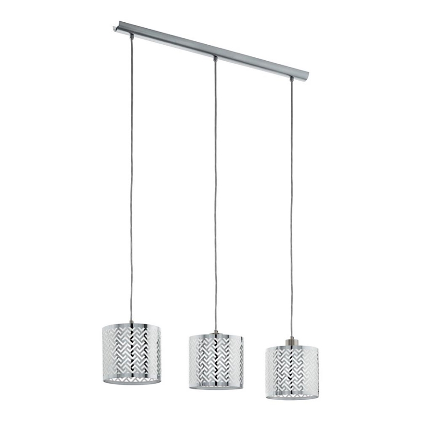 Eglo 49166 - Lustre avec fil LEAMINGTON 1 3xE27/60W/230V