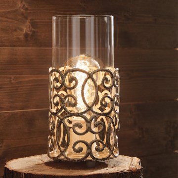 Eglo 49274 - Lampe de table CARDIGAN 1xE27/60W/230V