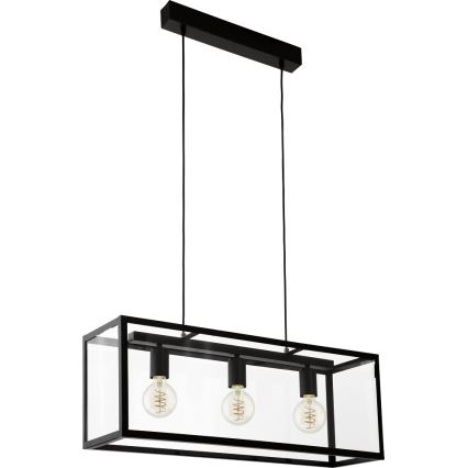 Eglo - Suspension 3xE27/60W/230V