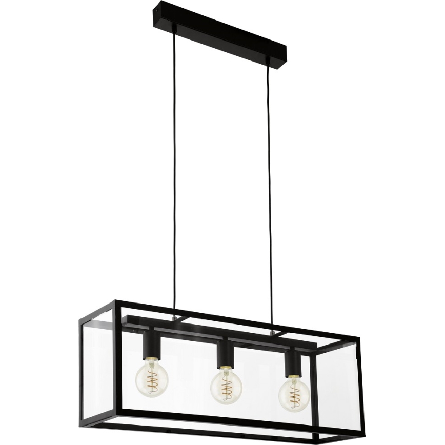 Eglo - Suspension 3xE27/60W/230V
